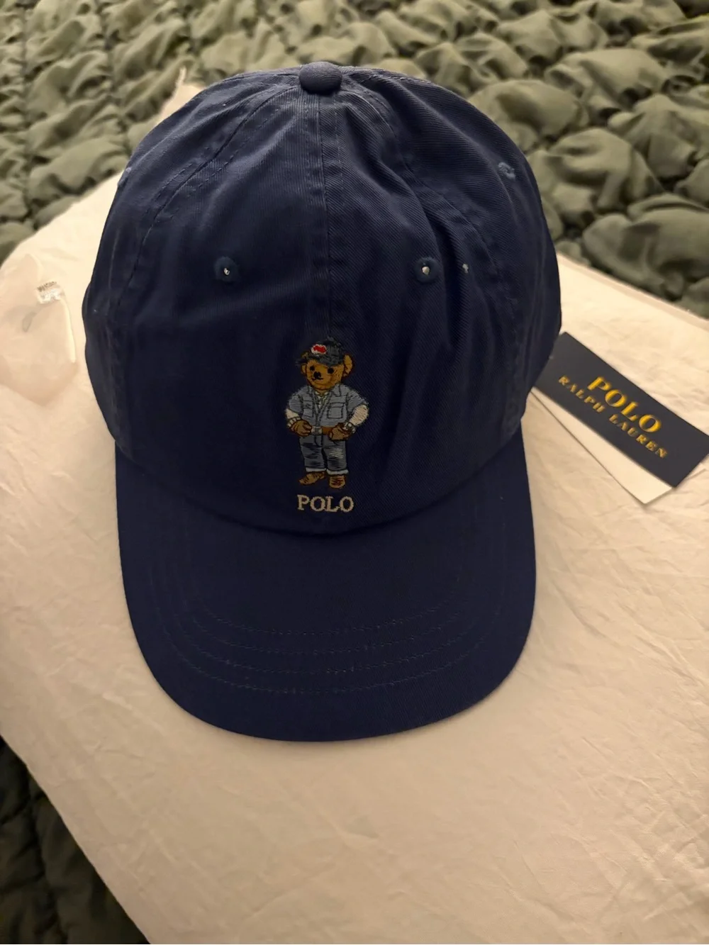 Ralph Lauren Polo Bear Hat | Light Navy Blue | New with Tags